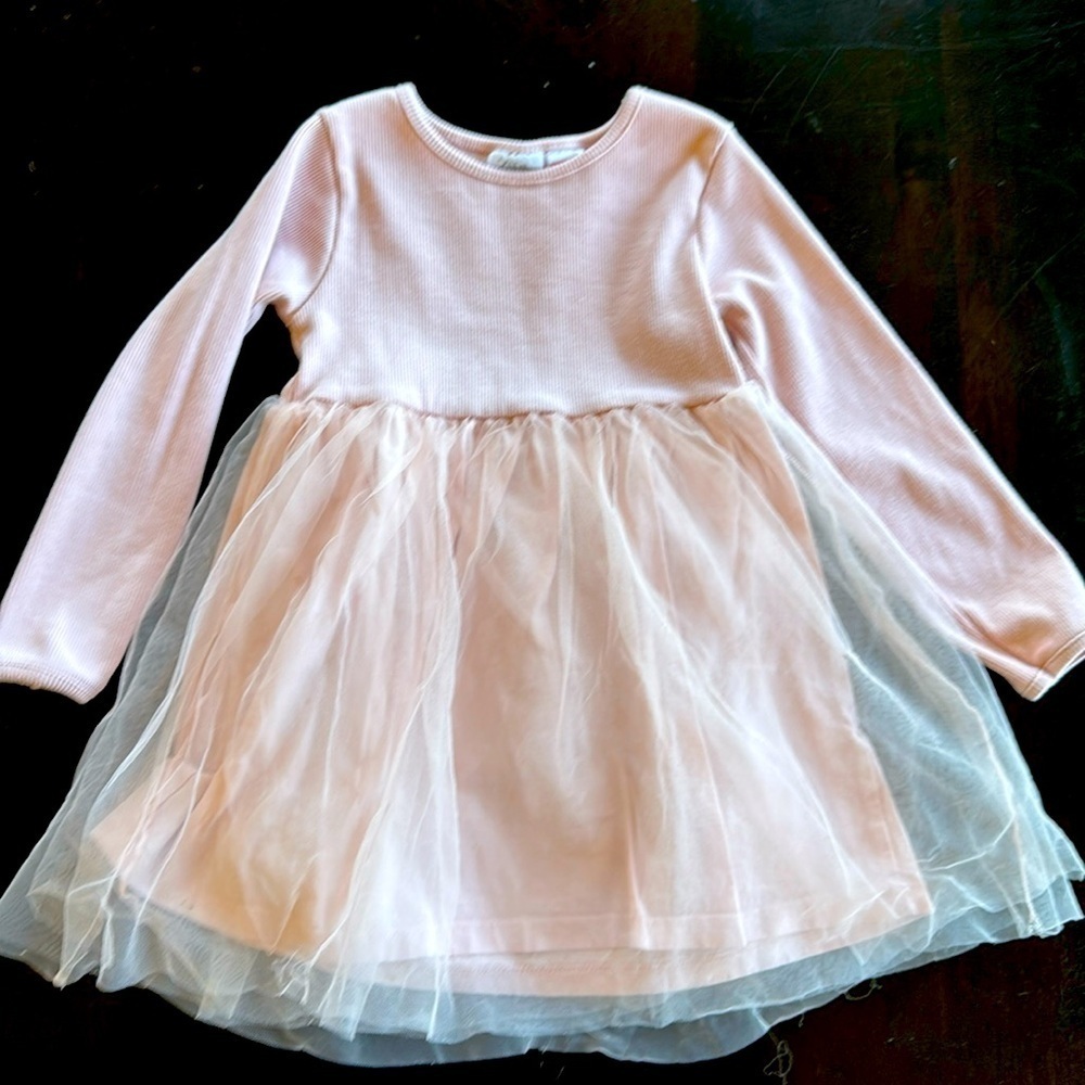 Zara cotton and tulle dress size 3-4 years